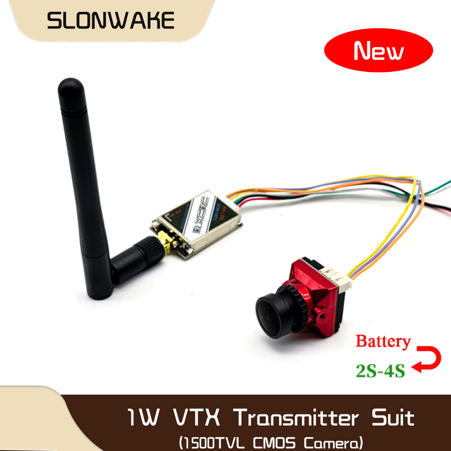 Fpv Drone Frame - Transmissor de Vídeo Ajustável SLONWAKE 5.8G