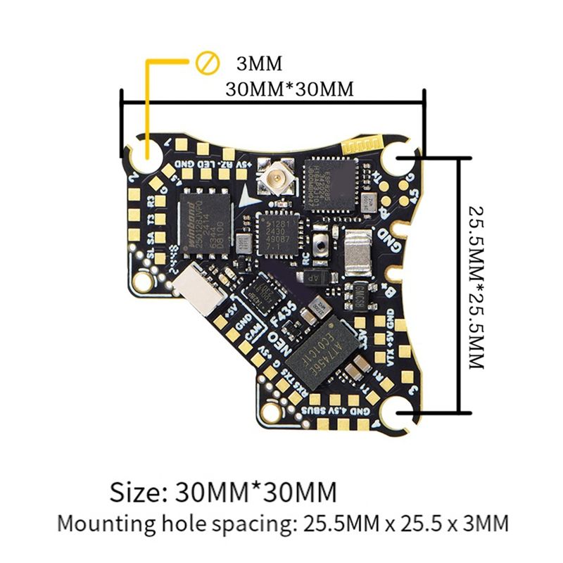 Controlador de Voo FBIL-F435 N - Fpv Drone Esc avaliação e preço