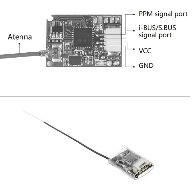Receptor Mini Flysky FS-8A 8CH - Fpv Drone Battery avaliação e preço