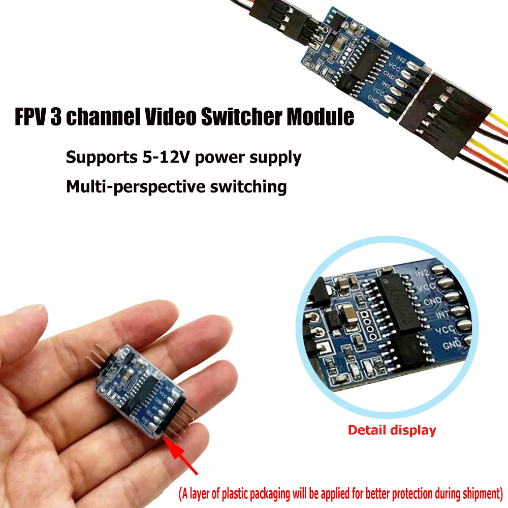 Módulo de comutação de vídeo d - Fpv Drone Battery avaliação e preço