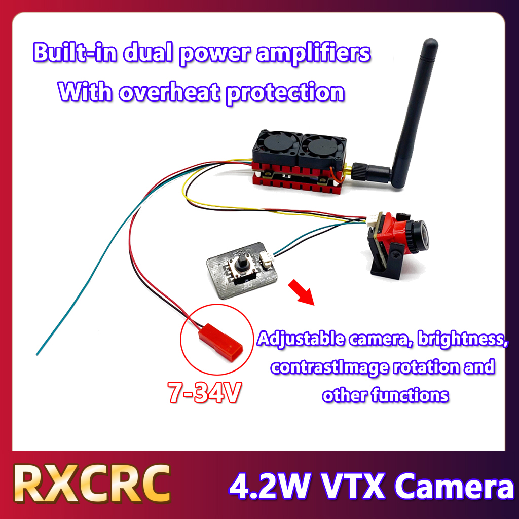 Rxcrc 5.8g 48ch 4.2w transmiss - Fpv Drone Frame avaliação e preço