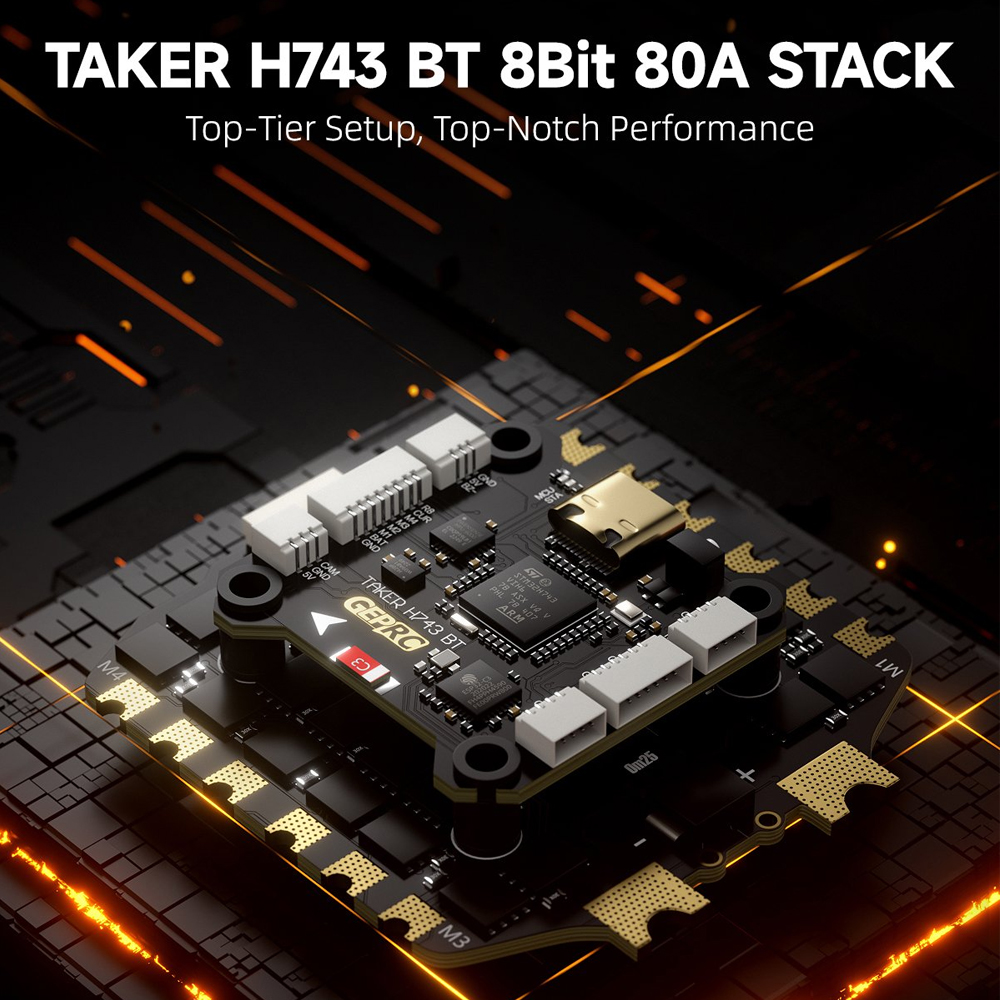 GEPRC TAKER H743 BT 8Bit 80A S - Fpv Drone Esc avaliação e preço