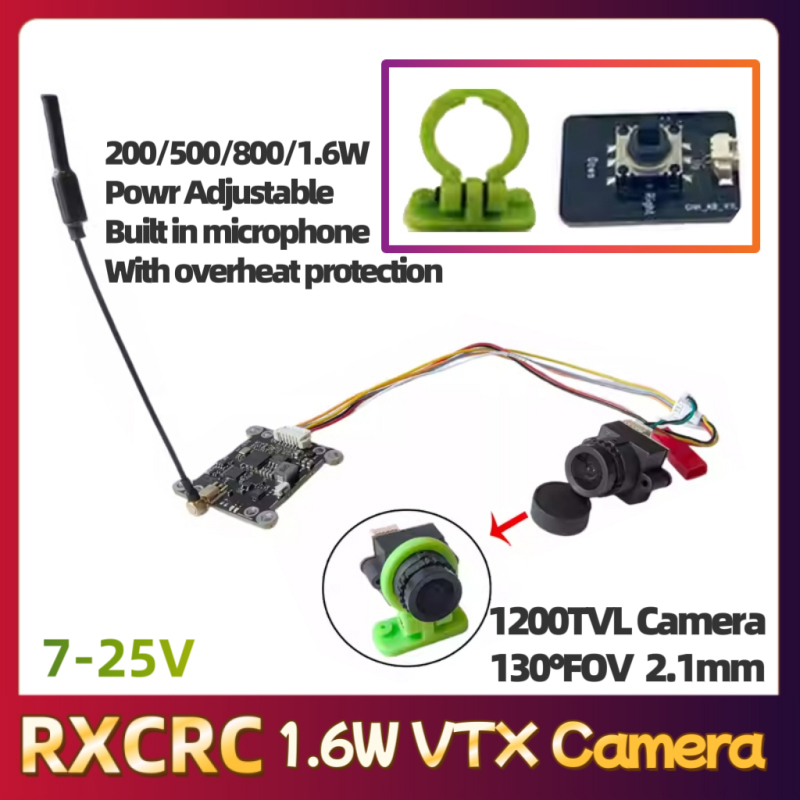 Módulo RXCRC 5.8G 48CH 1.6W VT - Fpv Drone Frame avaliação e preço