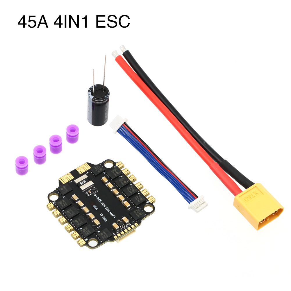 UAngel 4IN1 45A 60A ESC BLHELI - Fpv Drone Esc avaliação e preço