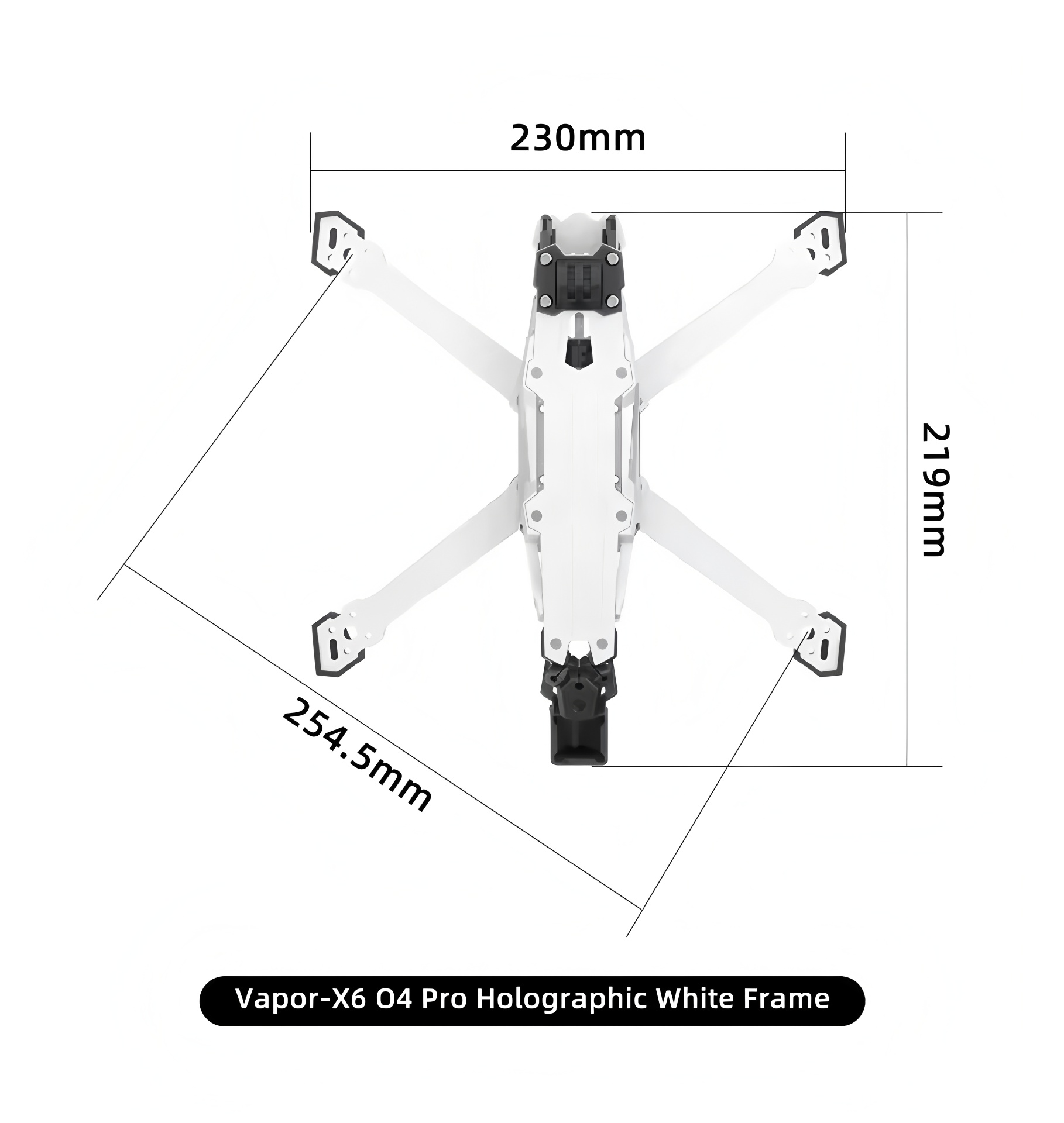 GEPRC Vapor D5/x5/x6 O4 Pro Fr - Fpv Drone Frame avaliação e preço