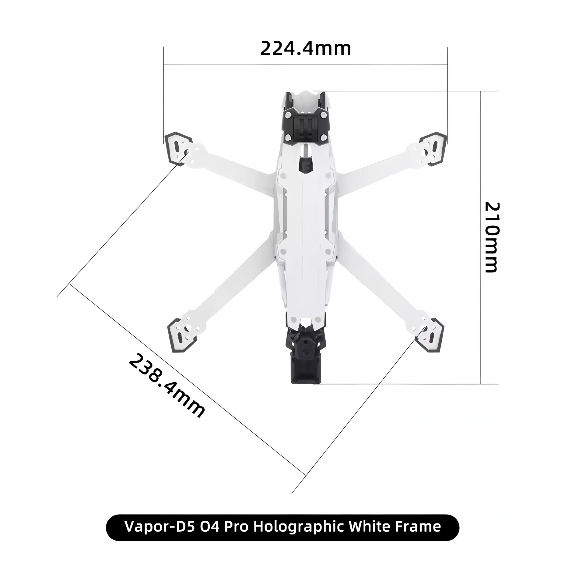 GEPRC Vapor D5/x5/x6 O4 Pro Fr - Fpv Drone Frame avaliação e preço