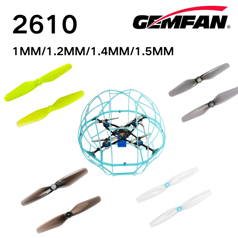 Hélices Gemfan 2610 de 2,6 pol - Fpv Drone Esc avaliação e preço