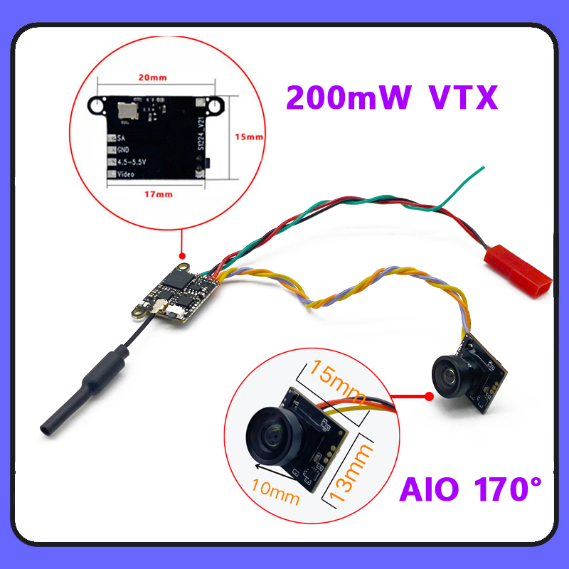 SLONWAKE 5.8G 1200TVL FPV Câme - Fpv Drone Frame avaliação e preço