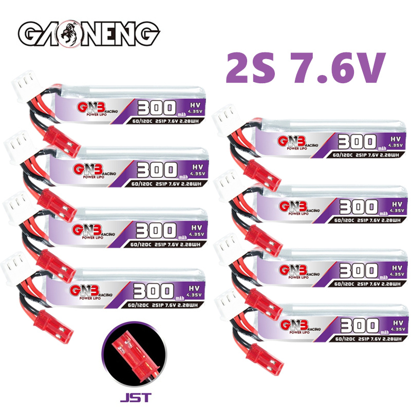 GAONENG GNB 2S 7.6V 300mAh 60C - Fpv Drone Battery avaliação e preço